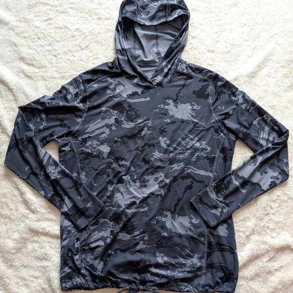 Mountain Hardwear Tops - Mountain Hardware Gray Camouflage Hoodie